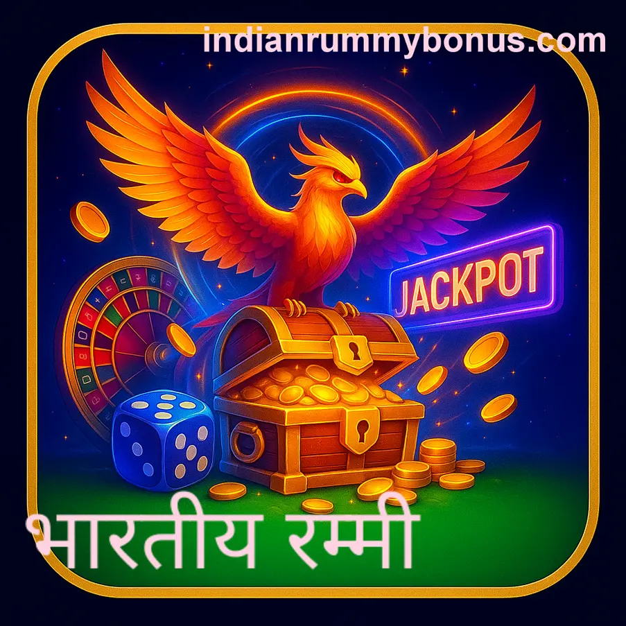 Online rummy slot player holds playing cards and mobile phone